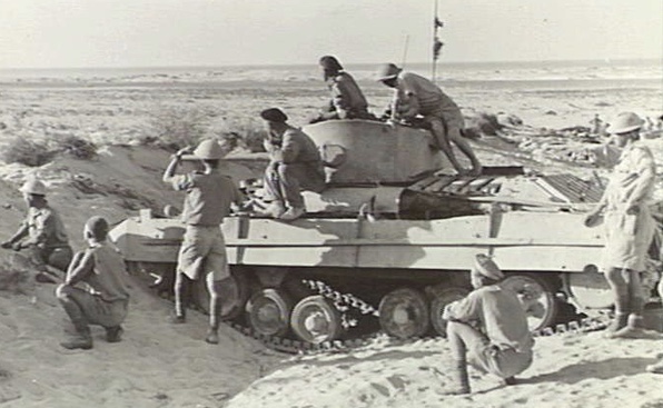 crusader tanks at 2nd battle of el alamein